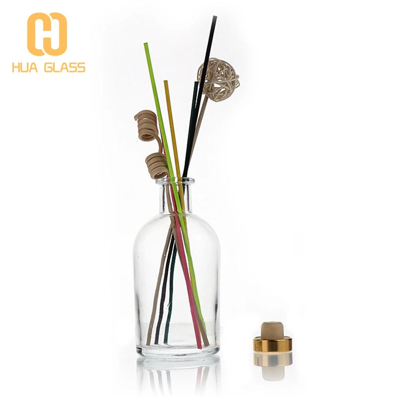 زجاجة الناشر الزيت المستديرة بوسطن زجاجات فارغة الناشر القصب