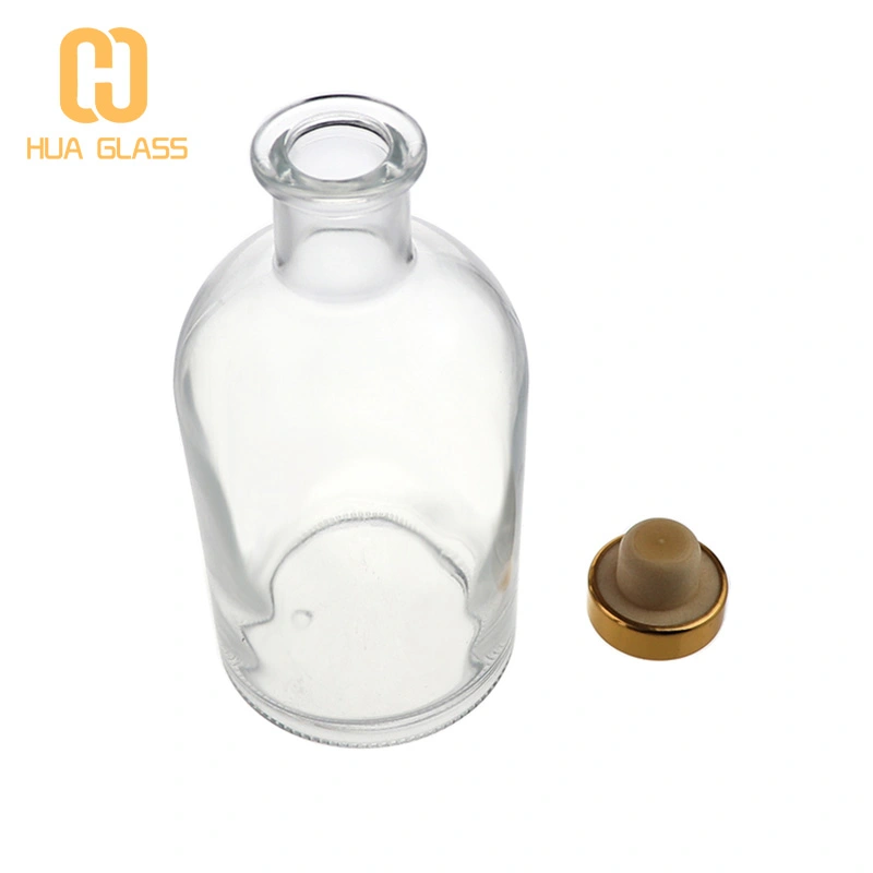 زجاجة الناشر الزيت المستديرة بوسطن زجاجات فارغة الناشر القصب