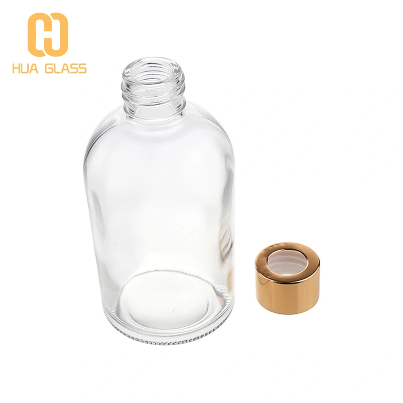 زجاجة الناشر الزيت المستديرة بوسطن زجاجات فارغة الناشر القصب