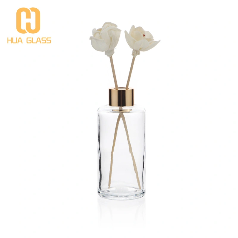 100 مل 200 مل اسطوانة زجاجية دائرية زجاجة الناشر القصب