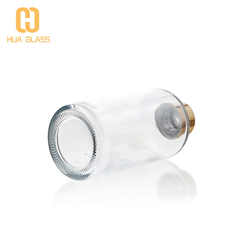 100 مل 200 مل اسطوانة زجاجية دائرية زجاجة الناشر القصب