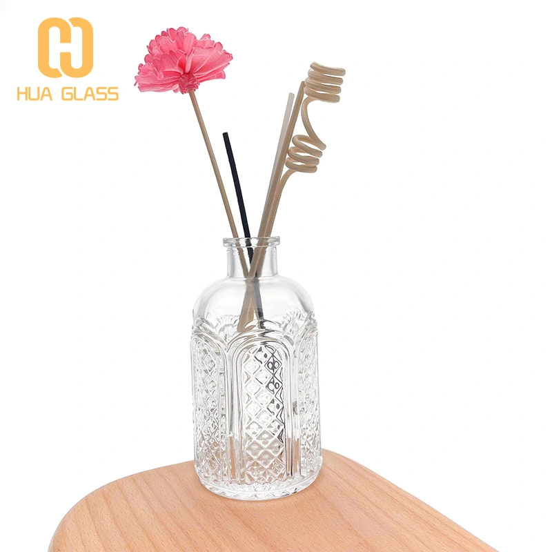 250ml embossed reed diffuser bottle empty reed diffuser bottles wholesale