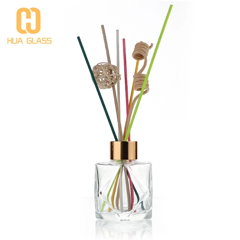 Flacon diffuseur roseau fantaisie de forme hexagonale de 200 ml