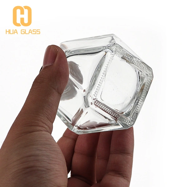 fancy 200ml hexagon shape reed diffuser bottle