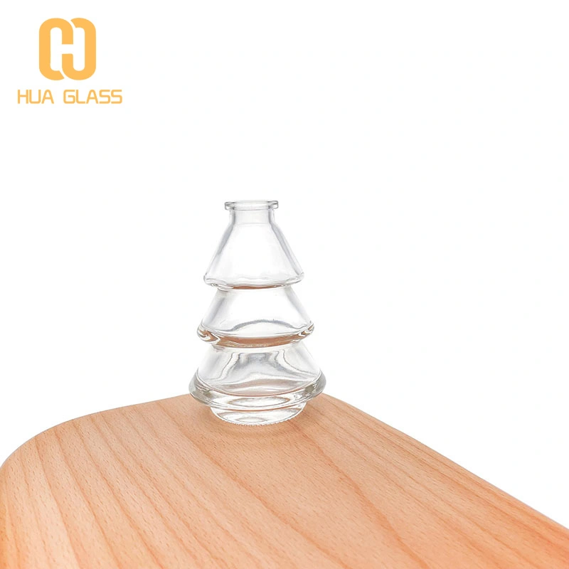 80 مللي شكل شجرة عيد الميلاد زجاجة الناشر القصب