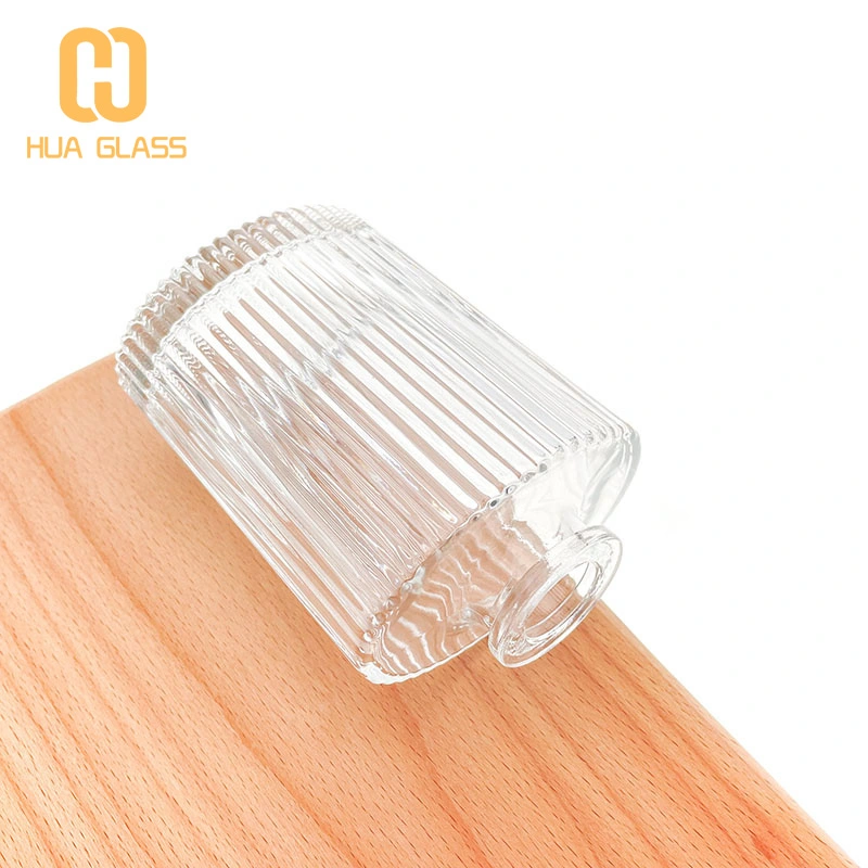 200 مل الزجاج المزخرفة القصب الناشر زجاجات النفط زجاجة الناشر الزجاج