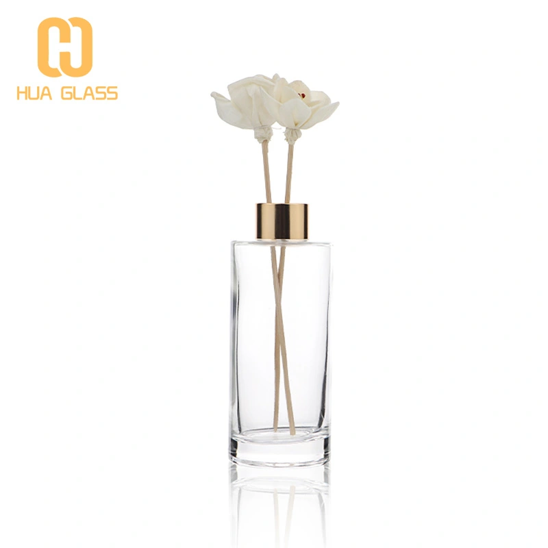 200 مل اسطوانة زجاجية مستديرة القصب الناشر زجاجة ريد الناشر الحاويات