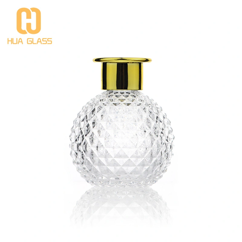 100 مل 200 مل زجاجة الماس جولة الزجاج القصب الناشر