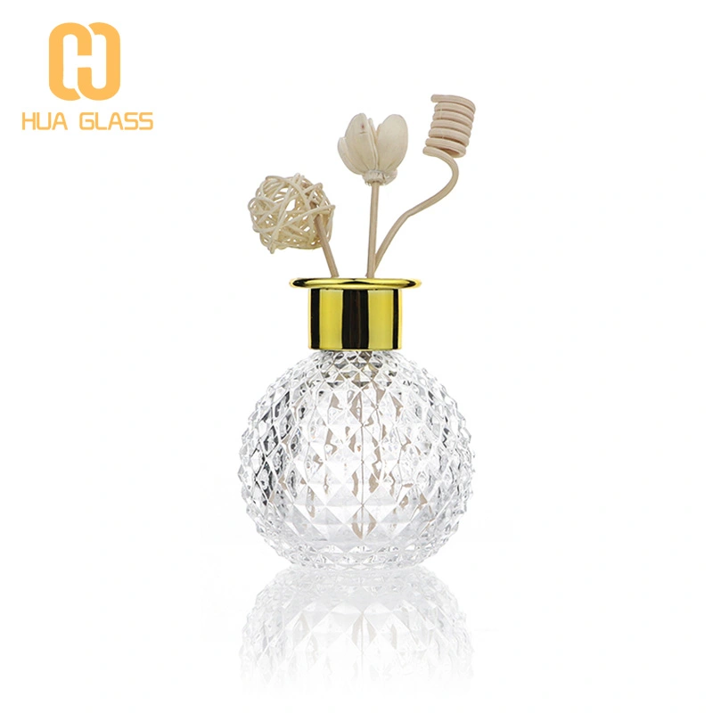 100 مل 200 مل زجاجة الماس جولة الزجاج القصب الناشر