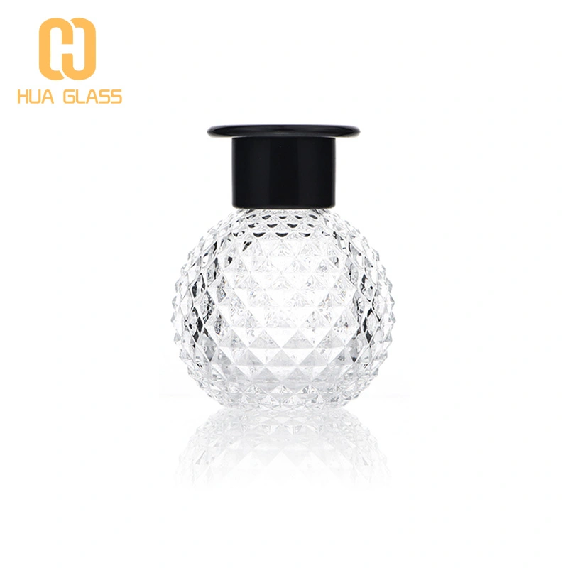 100 مل 200 مل زجاجة الماس جولة الزجاج القصب الناشر