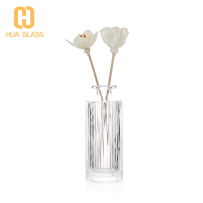 Flacon diffuseur à roseaux en verre rond de 170 ml