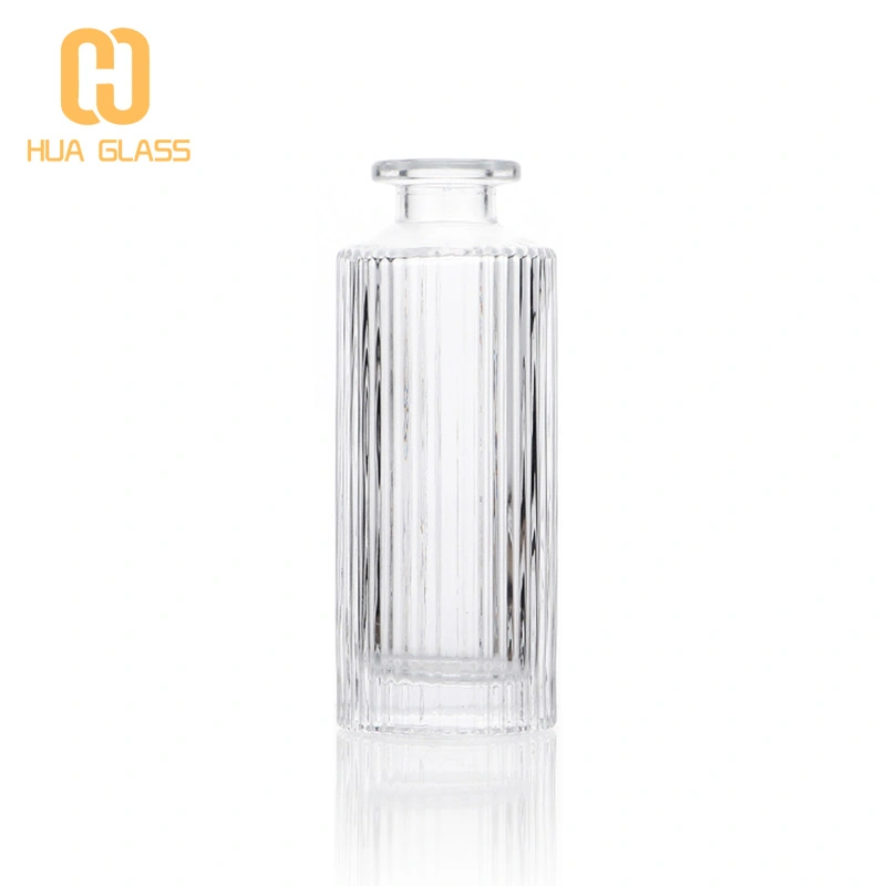 Flacon diffuseur à roseaux en verre rond de 170 ml