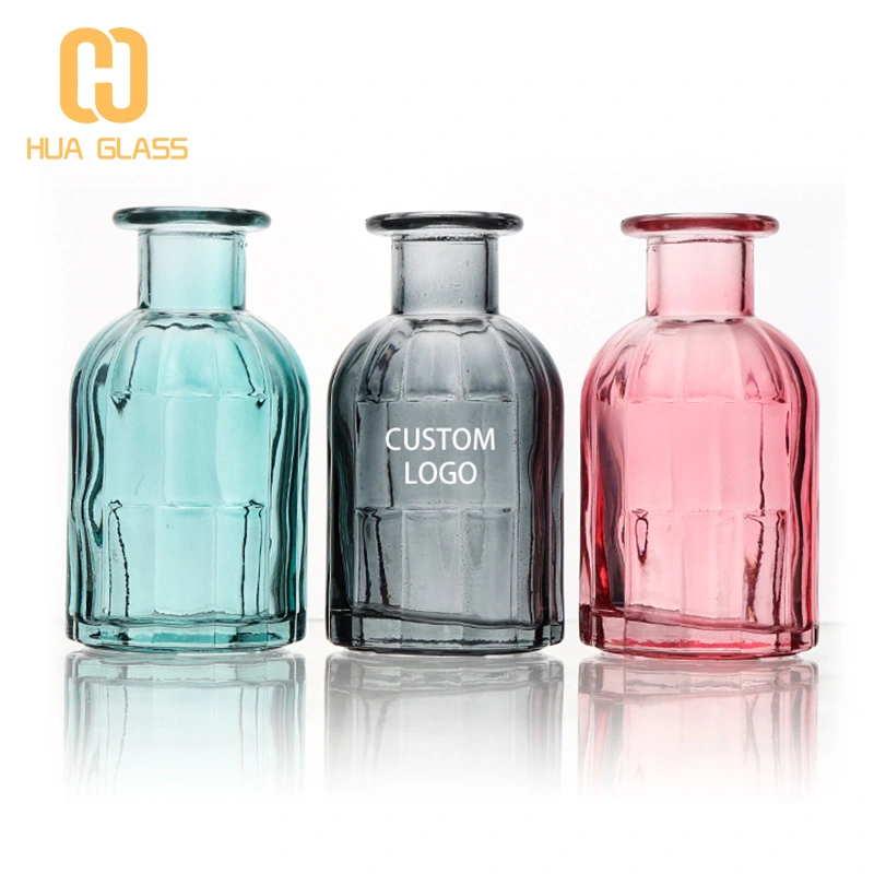 120 مل زجاجة مستديرة الزجاج القصب الناشر