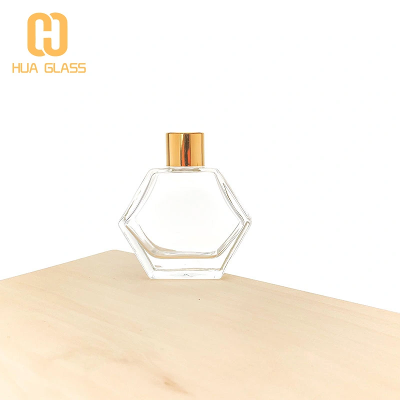 Бутылка с тростниковым диффузором на 80 мл Прозрачная бутылка с диффузором