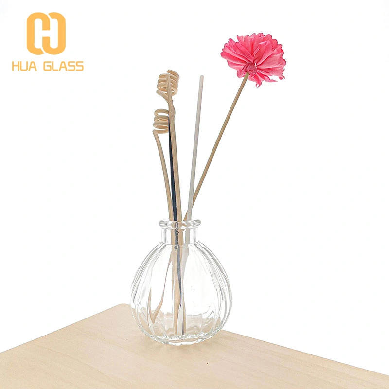 bouteilles de diffuseur en verre clair bouteille de diffuseur de parfum