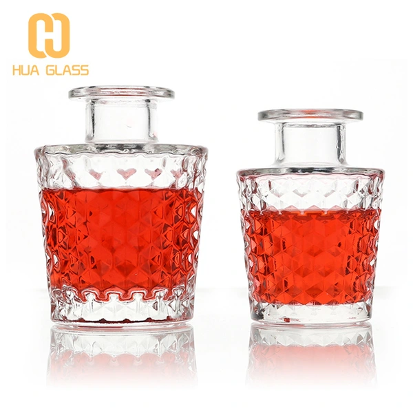 Flacon diffuseur de roseaux de 100 ml à 170 ml avec bouchons en bâtonnets de roseaux naturels
