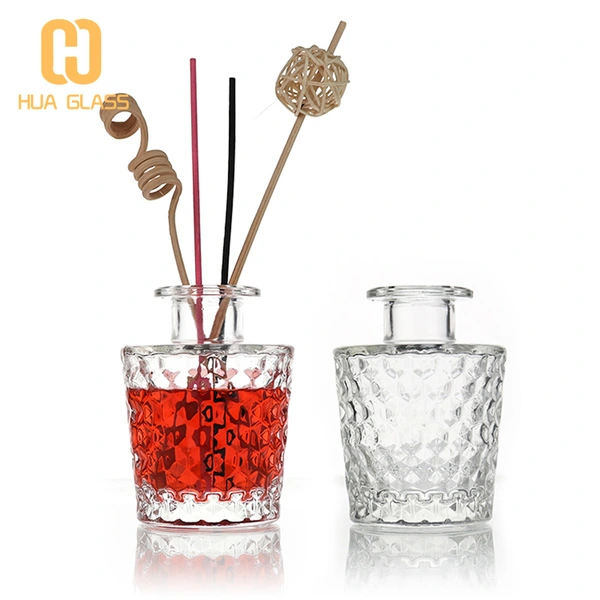 Flacon diffuseur de roseaux de 100 ml à 170 ml avec bouchons en bâtonnets de roseaux naturels