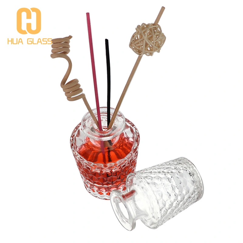 Flacon diffuseur de roseaux de 100 ml à 170 ml avec bouchons en bâtonnets de roseaux naturels