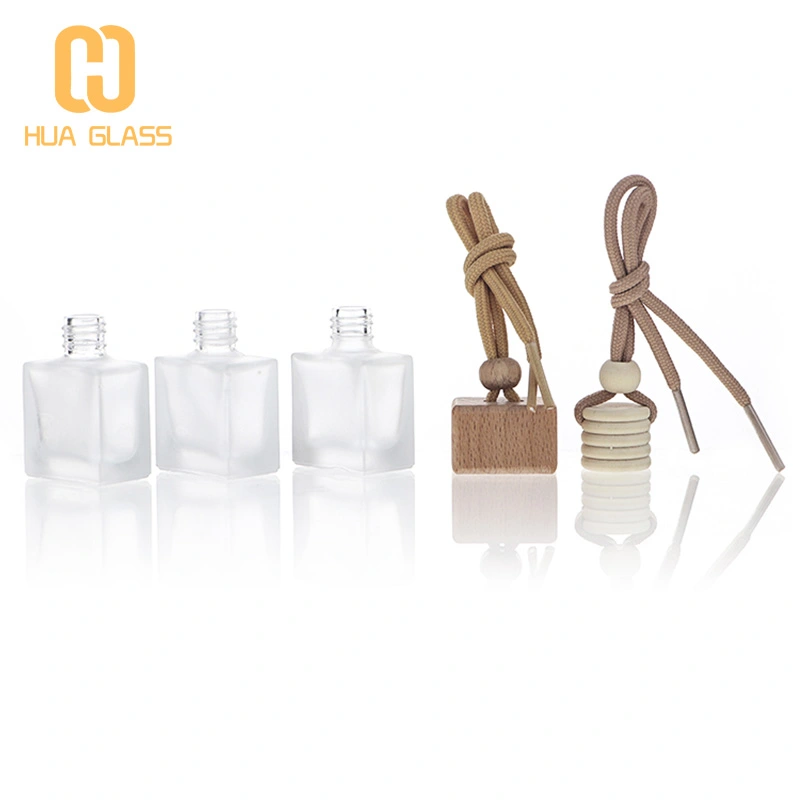 5 мл 8 мл 10 мл квадратный круглый автомобильный освежитель воздуха подвесная бутылка стеклянная бутылка для духов