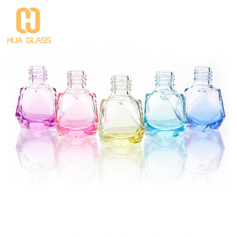 Bouteille suspendue de désodorisant de voiture en forme de diamant colorfu de 8 ml