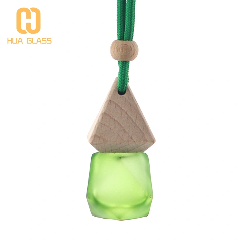 8 мл цветной стеклянный флакон с бриллиантами, подвесной автомобильный парфюм