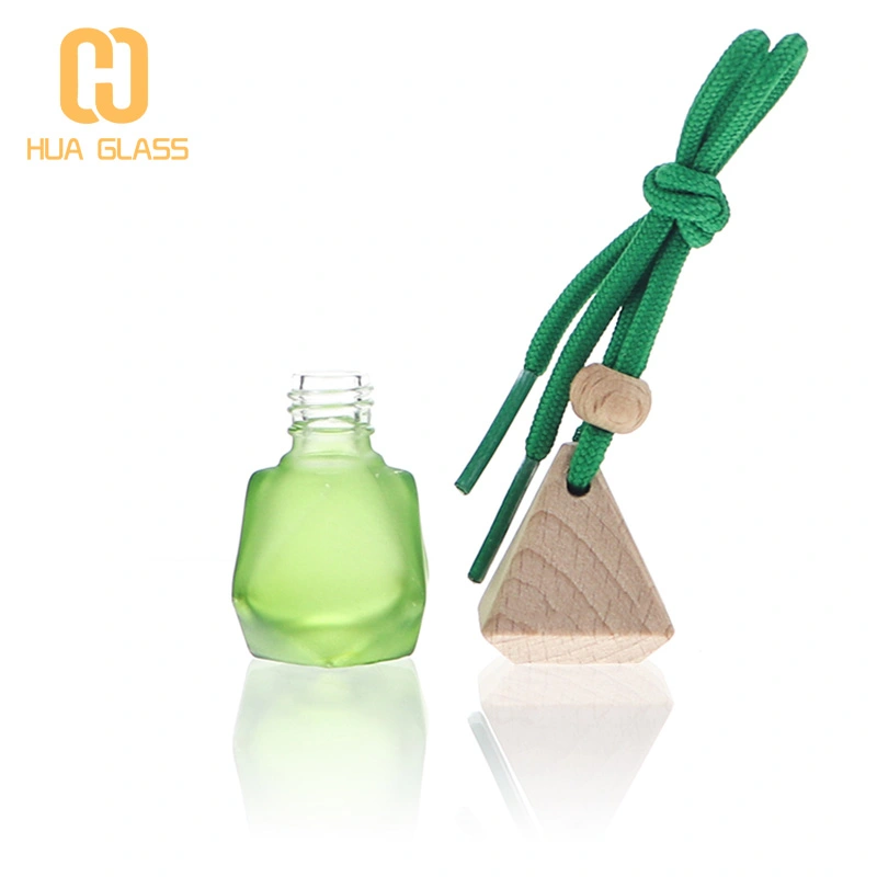 8 мл цветной стеклянный флакон с бриллиантами, подвесной автомобильный парфюм