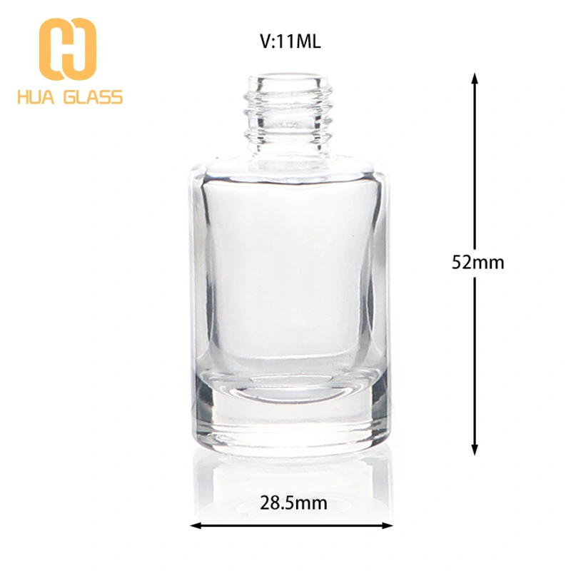 10 مللي اسطوانة زجاجية شفافة سيارة الناشر الزجاجات