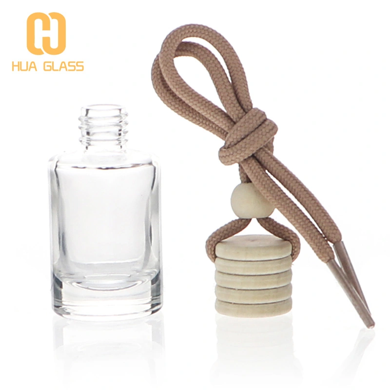 10 مللي اسطوانة زجاجية شفافة سيارة الناشر الزجاجات