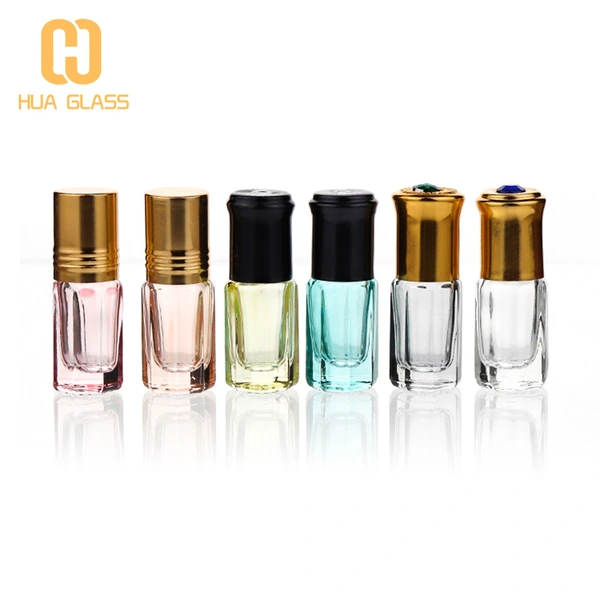 3 ml 6 ml 9 ml 12 ml roller attar bouteille rouleau sur bouteille en verre