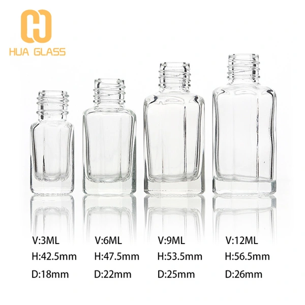 3 ml 6 ml 9 ml 12 ml roller attar bouteille rouleau sur bouteille en verre