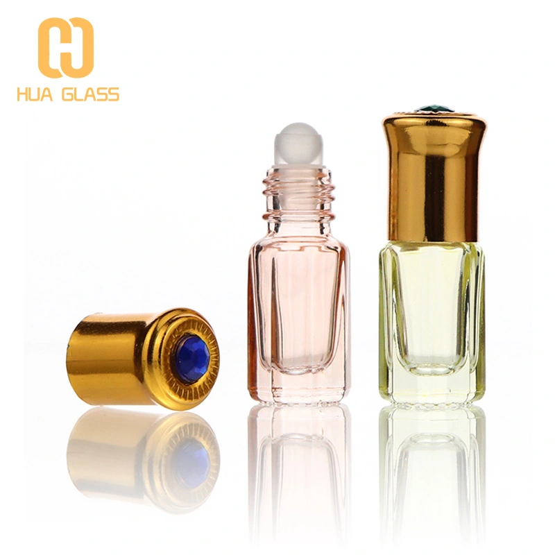 3 ml 6 ml 9 ml 12 ml roller attar bouteille rouleau sur bouteille en verre
