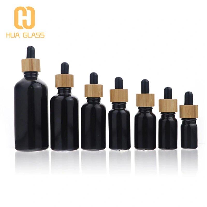 botella cuentagotas de bambú 5ml 10ml 15ml 20ml 30ml 50ml 100ml