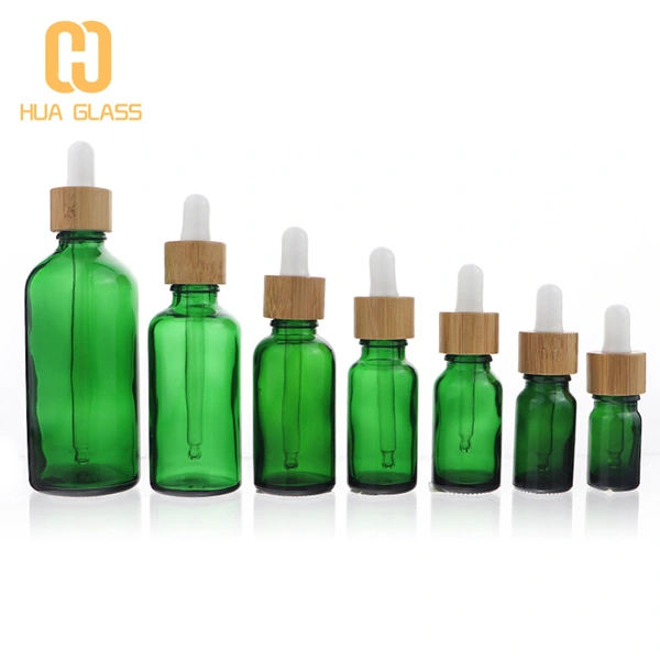 botella cuentagotas de bambú 5ml 10ml 15ml 20ml 30ml 50ml 100ml