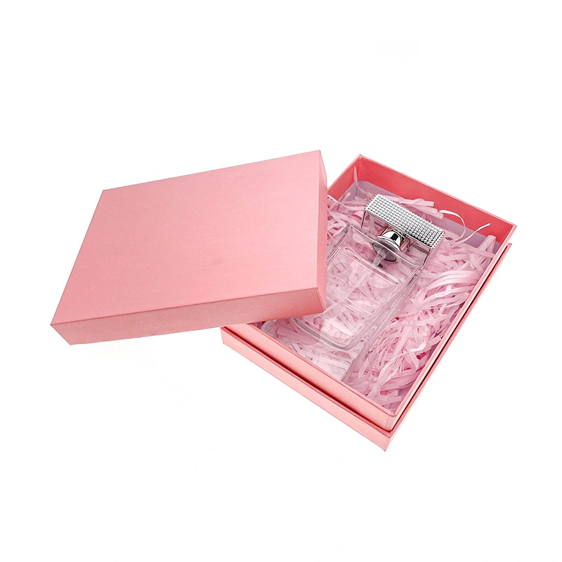 Flacon de parfum de 60 ml avec emballage cadeau rose