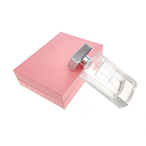 Flacon de parfum de 60 ml avec emballage cadeau rose