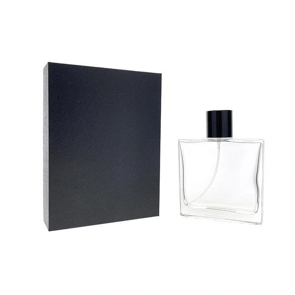 100ml men cologne perfume bottle with black gift box packaging