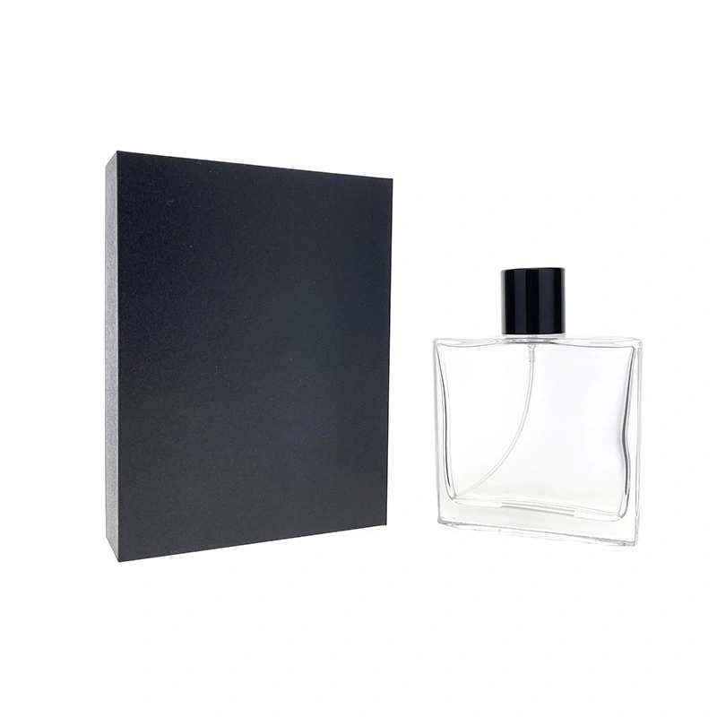 100ml men cologne perfume bottle with black gift box packaging