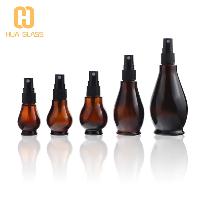 10 مل 20 مل 30 مل 50 مل 100 مل رذاذ زيت الشعر الزجاجي بالقطارة