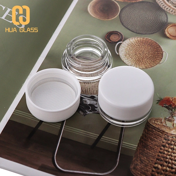 3 جرام 5 جرام 8 جرام صغيرة مستديرة الزجاج جرة الزجاج جرة الطفل واقية