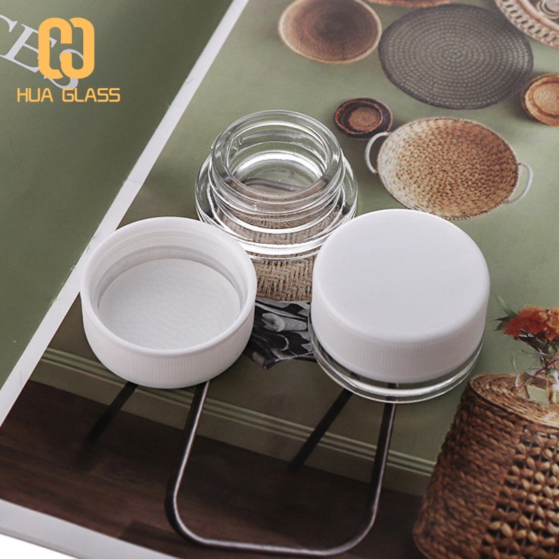 3 جرام 5 جرام 8 جرام صغيرة مستديرة الزجاج جرة الزجاج جرة الطفل واقية  