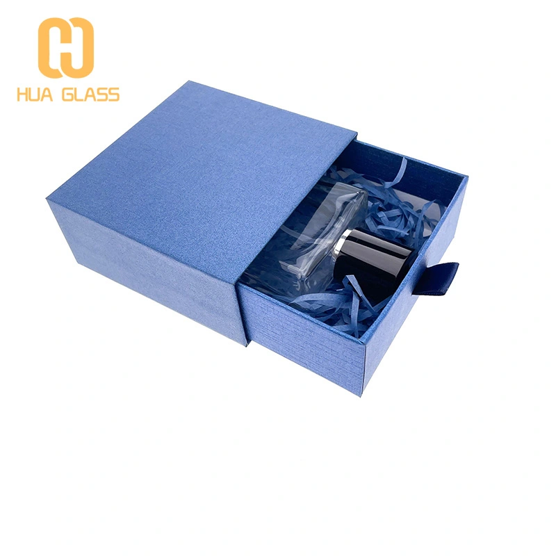 50ml Magnetic Cap perfume bottle with gift box packaging