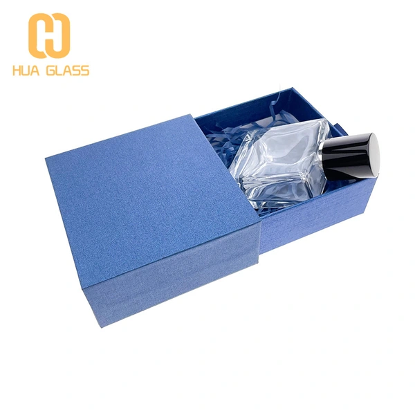 50ml Magnetic Cap perfume bottle with gift box packaging