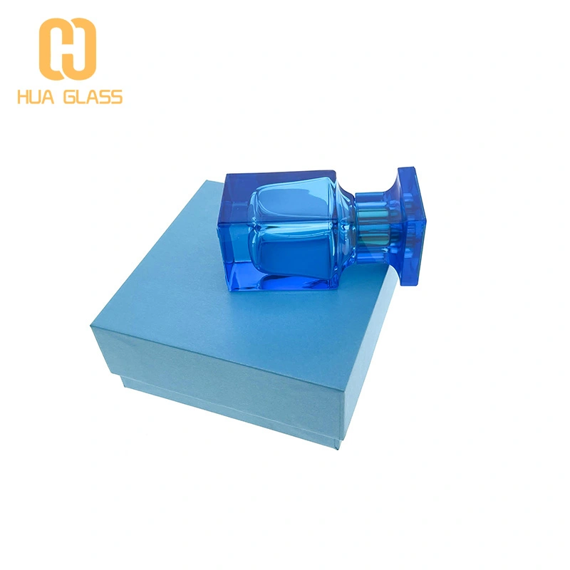 30ml Tom Ford Blue Glass Cologne Perfume Bottle With Box 