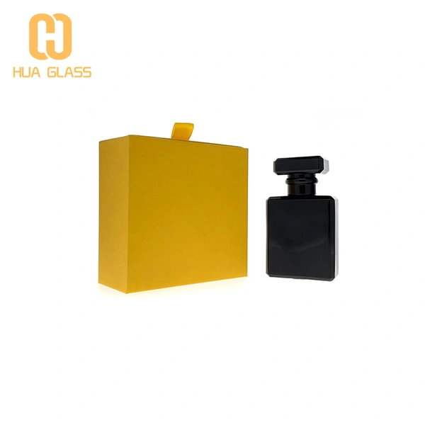 Flacon de parfum noir chanel 50ml 100ml avec boîte