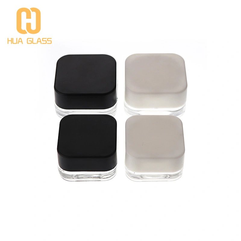 5g 10g dab tarro de cristal de cáñamo tarro de crema para ojos con tapa a prueba de niños   