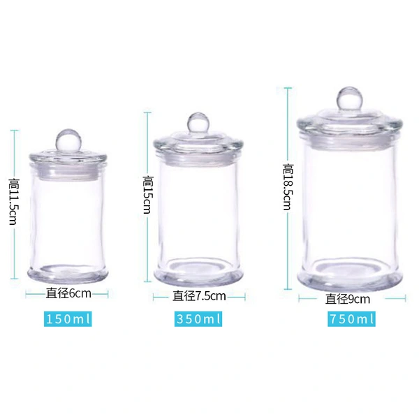 tarros de vela vacíos tarros de vidrio de lado recto para velas con tapa de corcho