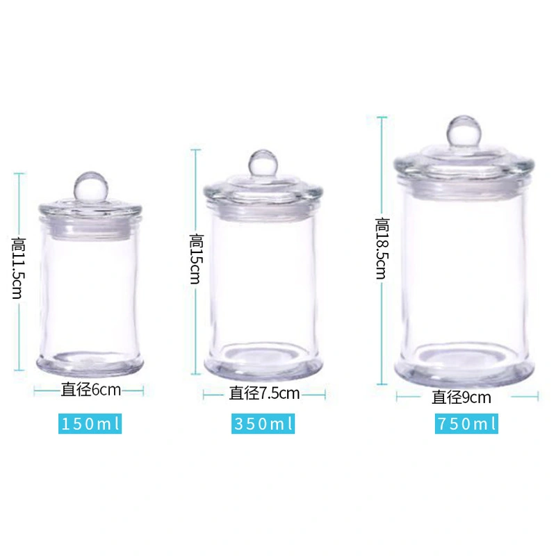 tarros de vela vacíos tarros de vidrio de lado recto para velas con tapa de corcho  