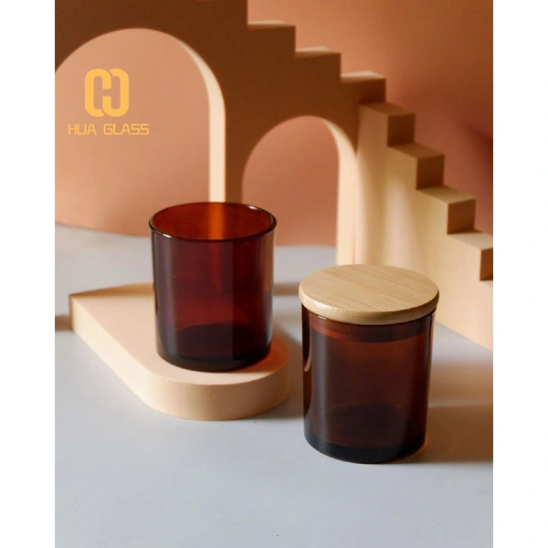 матовые черные белые янтарные стеклянные банки для изготовления свечей