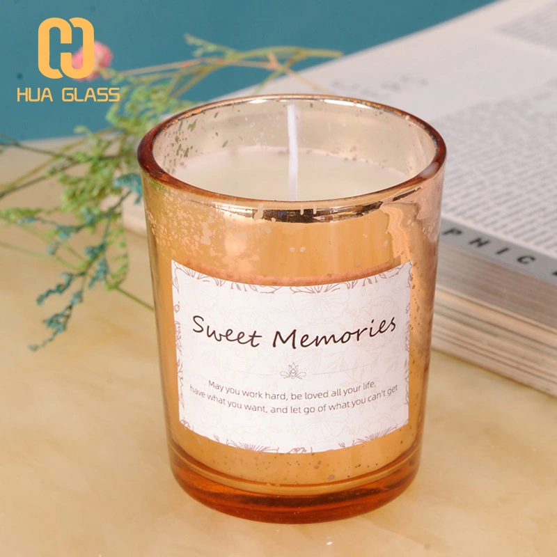 هدية عيد الميلاد الزخرفية 7 أوقية 8 أوقية شمعة جرة نذري حاملي الشموع  