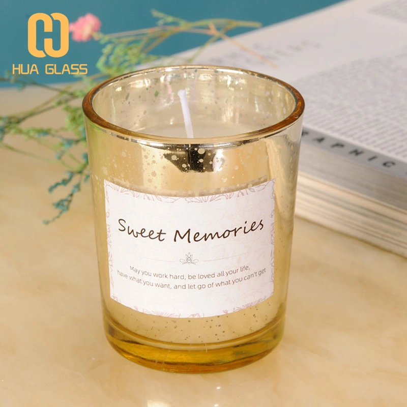 هدية عيد الميلاد الزخرفية 7 أوقية 8 أوقية شمعة جرة نذري حاملي الشموع  